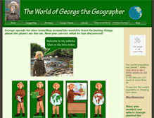 Tablet Screenshot of georgethegeographer.co.uk